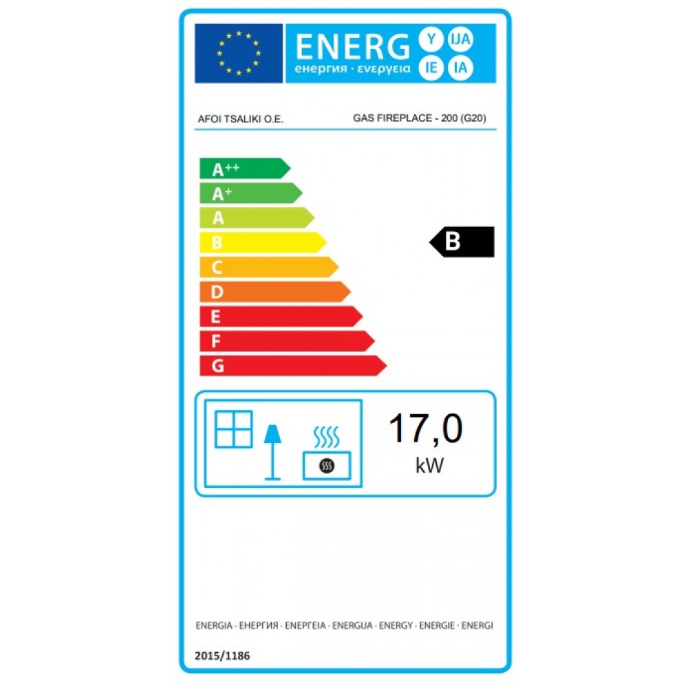 Gaskamin Balkan Energy GAS CORNER 200, 17kW | Gaskaminer | Kaminer |