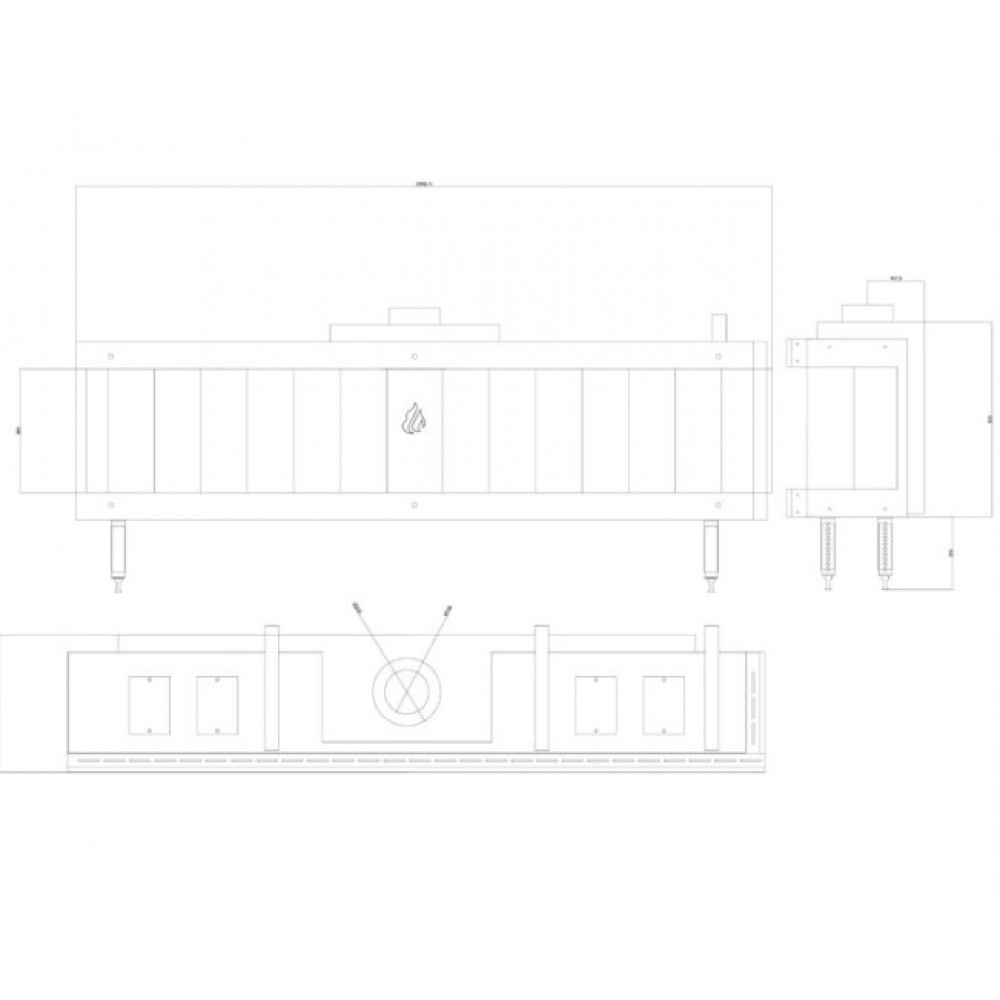 Gaskamin Balkan Energy GAS CORNER 200, 17kW | Gaskaminer | Kaminer |