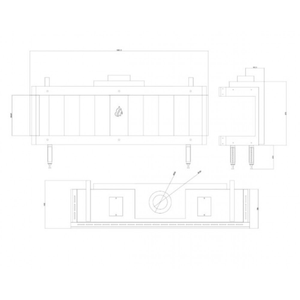 Gaskamin Balkan Energy GAS PANORAMA 150, 13kW | Gaskaminer | Kaminer |