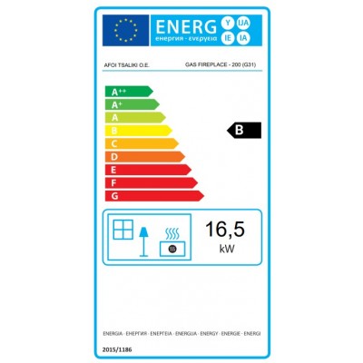Gaskamin Balkan Energy GAS TUNNEL 200, 17kW - Gaskaminer
