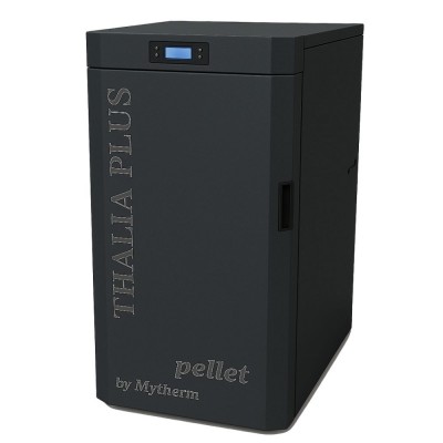 Pelletspanna Mytherm Thalia Plus 18 svart, 18kW Pelletspanna Mytherm Thalia Plus 18 svart, 18kW - Pelletskaminer