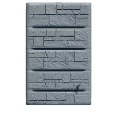 Regnvattentanken Prosperplast Arves Wall Stone, 400L, Antracit - Regnvattentankar