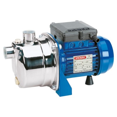 Självsugande vattenpump Speroni CAM 80 – effekt 600 W, lyfthöjd 38 m, flöde 50 l/min, rostfritt stål - Produktjämförelse