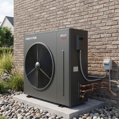 Värmepump Split-typ Sunsystem SPLIT PLUS 060 1PH luft-vatten, 6.22kW - Värmepumpar