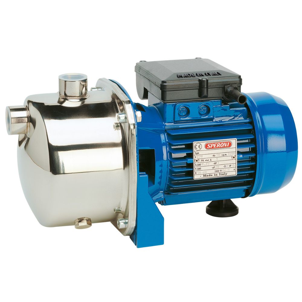 Centrifugal självsugande pump Speroni SM 85-3, flersteg – effekt 0,70 kW, lyfthöjd 34 m, flöde 80 l/min | Centrifugalpump | Vattenpump |
