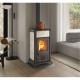 Italiensk braskamin La Nordica Gemma, vit, 6.5kW | Braskaminer |  |