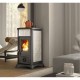 Italiensk braskamin La Nordica Gemma, vit, 6.5kW | Braskaminer |  |