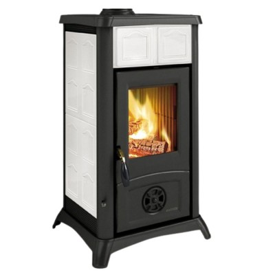 Italiensk braskamin La Nordica Gemma, vit, 6.5kW - La Nordica