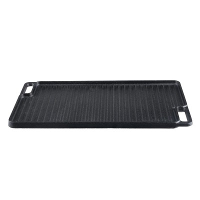 Dubbelsidig gjutjärn grillplatta, 46x26 cm - Produktjämförelse