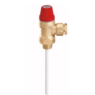 Säkerhetsventil för temperatur och tryck 1/2" x 1/2" Ø15 - Produktjämförelse