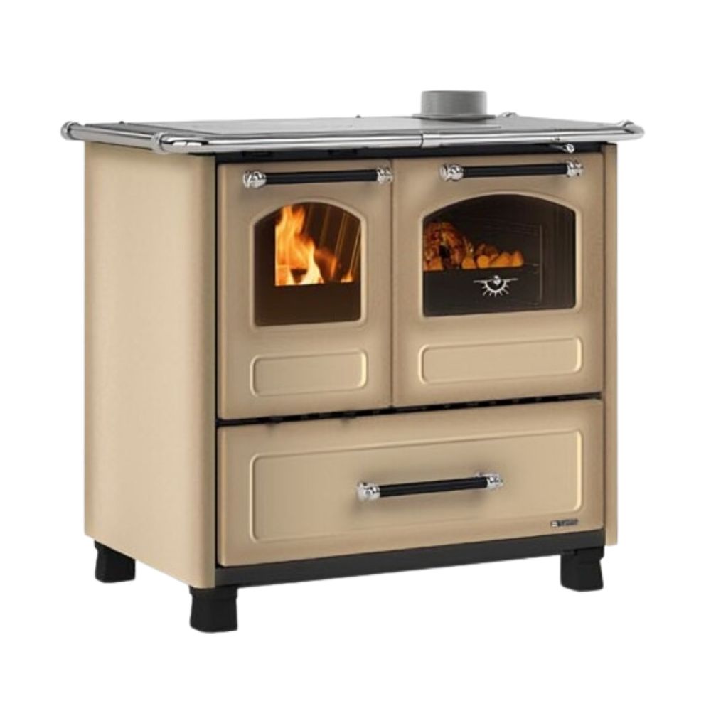 Italiensk vedspis La Nordica Family 4.5 brun, 7.5kW | Vedspisar / Vedspisar med ugn |  |