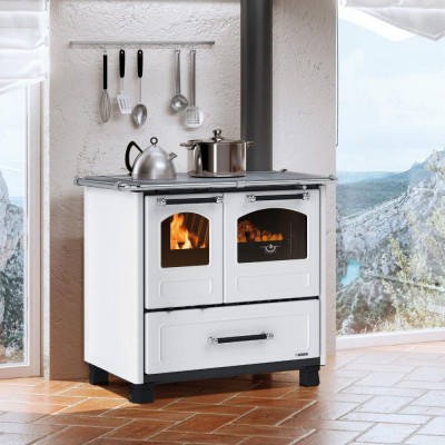 Italiensk vedspis La Nordica Family 4.5 vit, 7.5kW - La Nordica