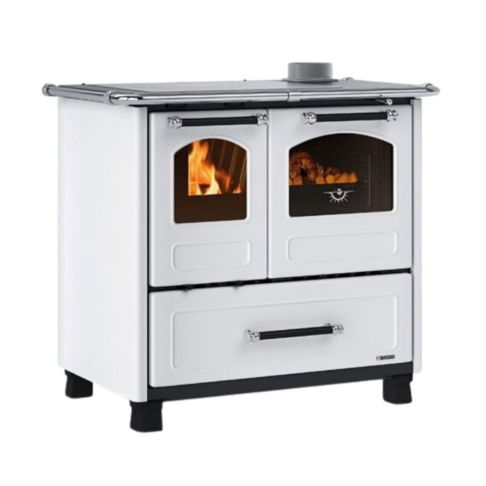 Italiensk vedspis La Nordica Family 4.5 vit, 7.5kW | Vedspisar / Vedspisar med ugn |  |