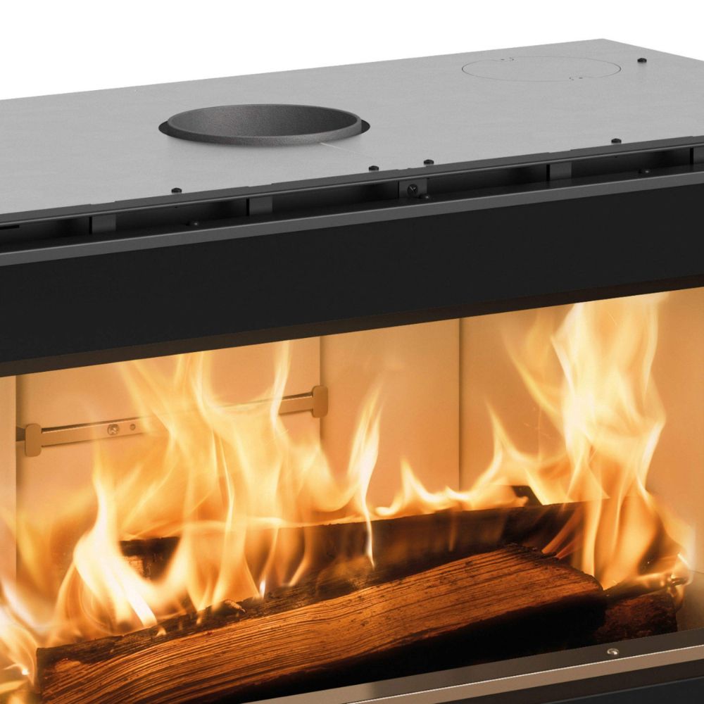 Italiensk gjutjärnsinsatskamin La Nordica Inserto 100 Wide, 8.1kW | Insatskaminer |  |