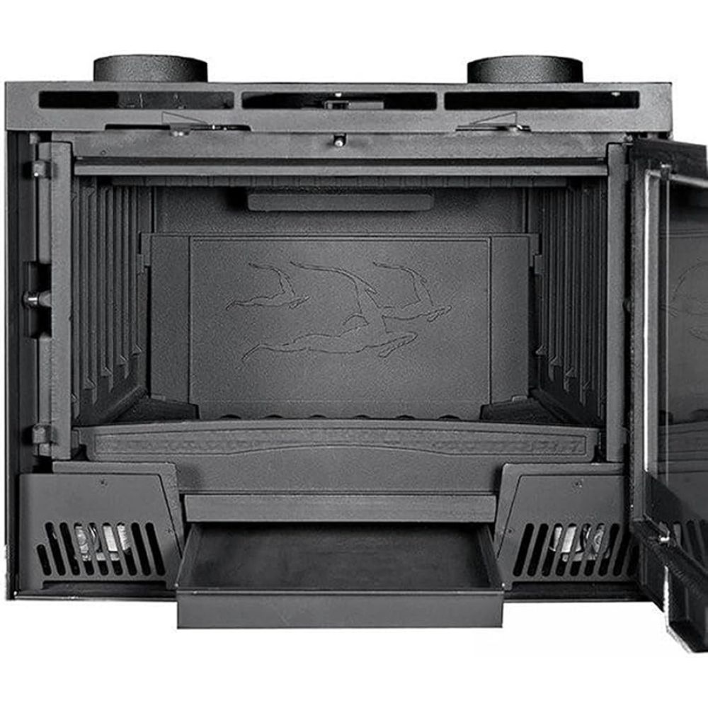Italiensk gjutjärnsinsatskamin La Nordica Inserto 70 H49, 6.7kW | Insatskaminer |  |