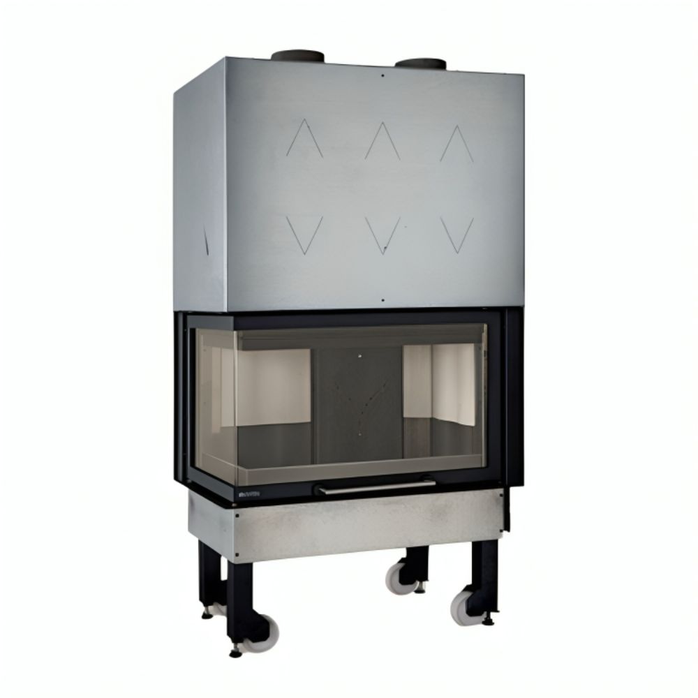 Italiensk gjutjärnsinsatskamin La Nordica Monoblocco 800 Angolo vänster, 10.0kW | Insatskaminer |  |