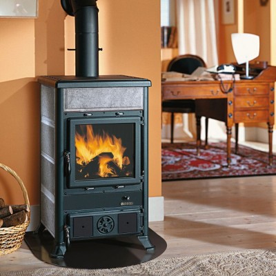 Italiensk braskamin La Nordica Rossella R1, natursten, 9kW - La Nordica