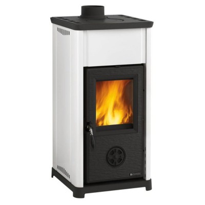 Italiensk braskamin La Nordica Tea, vit, 7kW - La Nordica