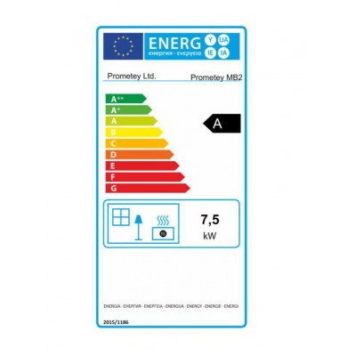 Braskamin Prometey “Metal top 2”, 8kW - Produktjämförelse