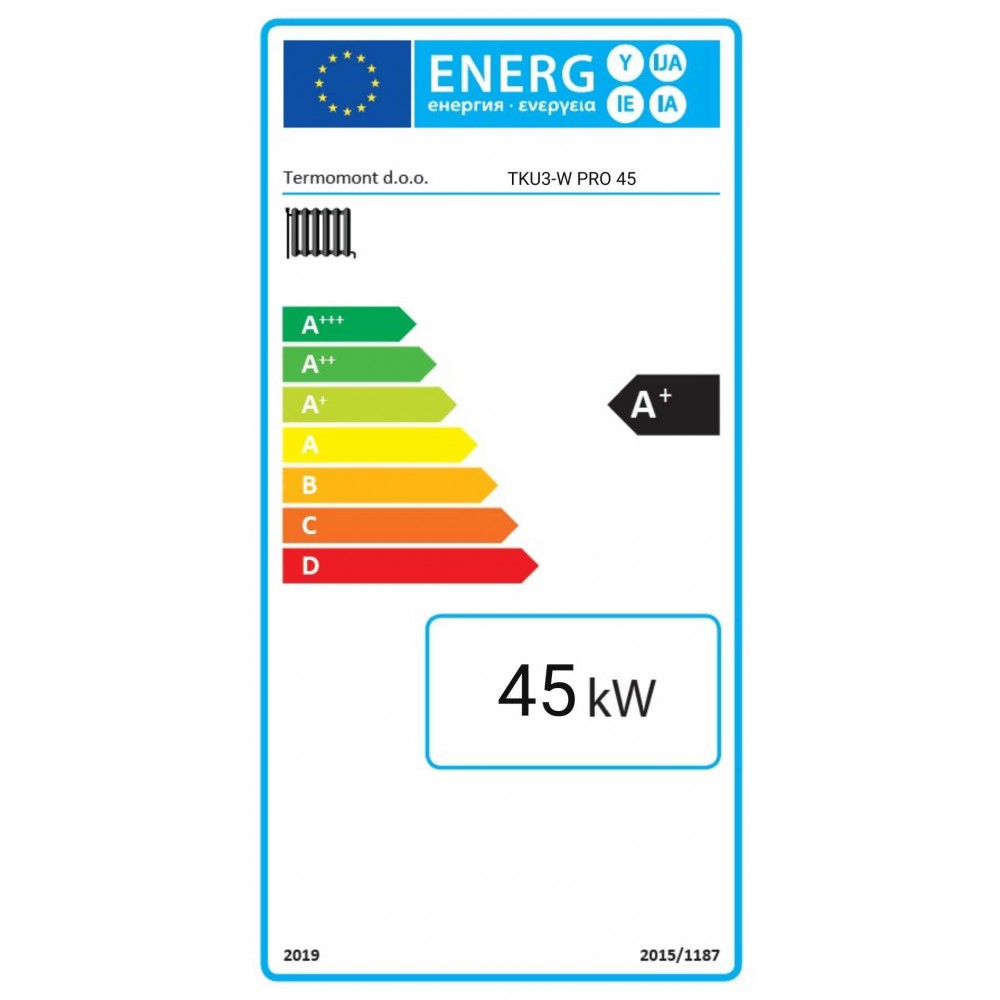 Vedpanna Termomont TKU3-W PRO, 40 kW | Vedpannor | Ved |