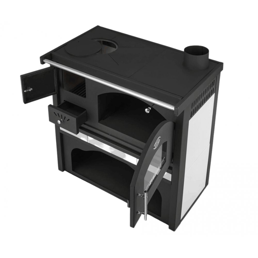 Vedspis med ugn Zvezda Classic GF Keramik, 5,7 kW | Vedspisar / Vedspisar med ugn |  |