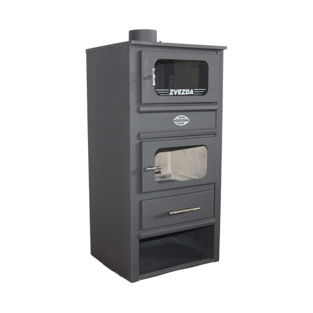 Braskamin med ugn Zvezda MF, 10.9 kW | Braskaminer |  |