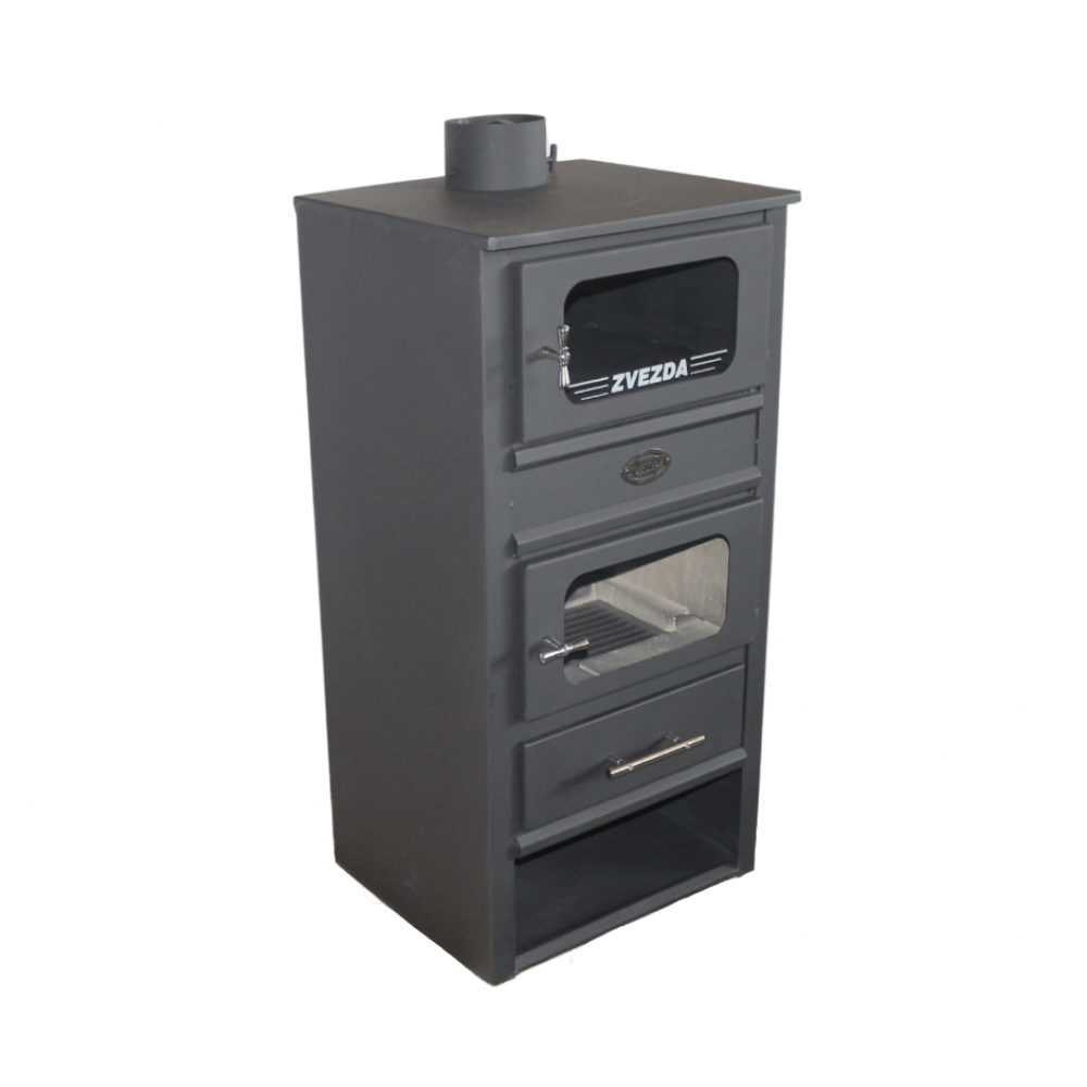 Braskamin med ugn Zvezda MF, 10.9 kW | Braskaminer |  |