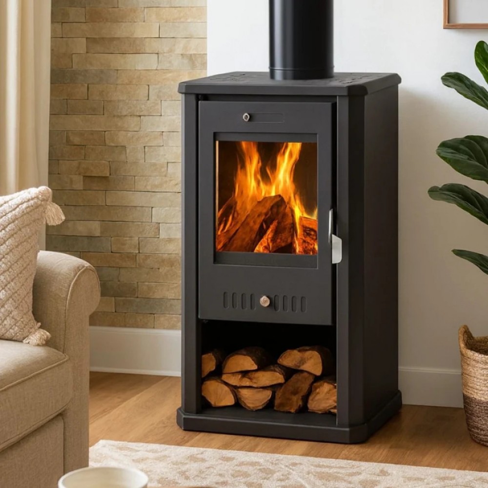 Braskamin Balkan Energy Bianca, 8.5 kW | Luftbraskaminer | Braskaminer |