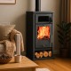 Braskamin med ugn Balkan Energy Troy, 7.8 kW | Luftbraskaminer | Braskaminer |