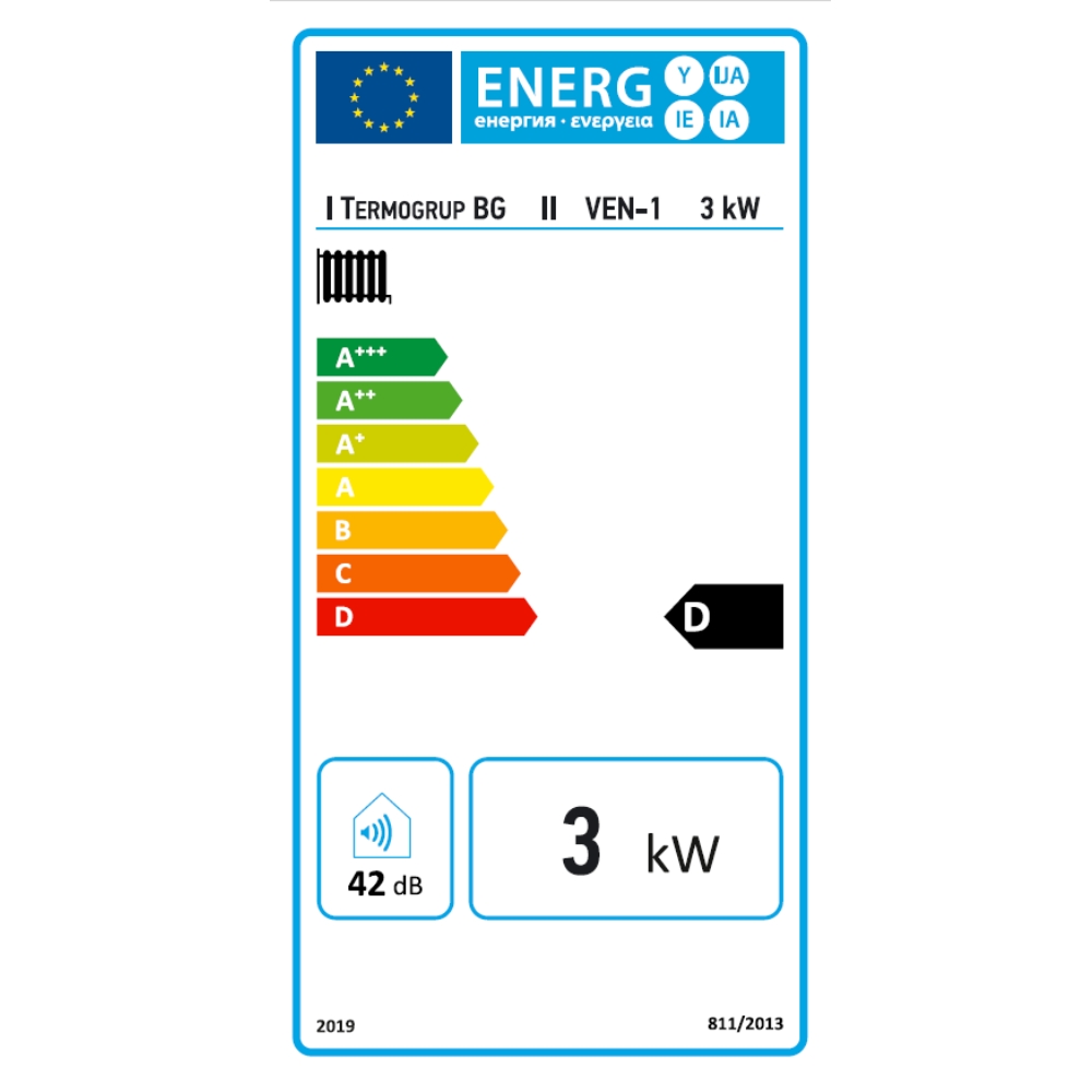 Elektrisk värmepanna för uppvärmning Balkan Energy VEN-1, 3kW | Elpannor |  |