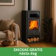 Braskamin med ugn Balkan Energy Troy, 7.8 kW | Luftbraskaminer | Braskaminer |