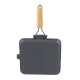 Grillpanna i gjutjärn med fällbart handtag i trä, 24x24 cm |  |  |