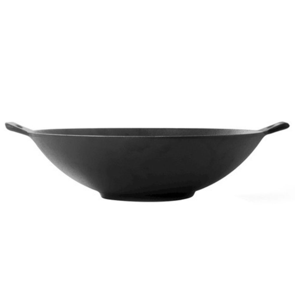 Gjutjärnspanna wok, Ф24 | Platt gjutjärnspanna | Gjutjärnspanna |