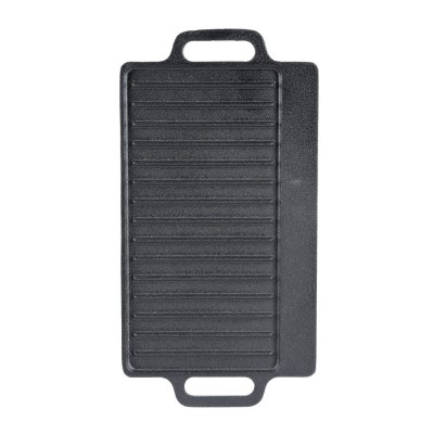 Dubbelsidig gjutjärn grillplatta, 43x23 cm - Produktjämförelse