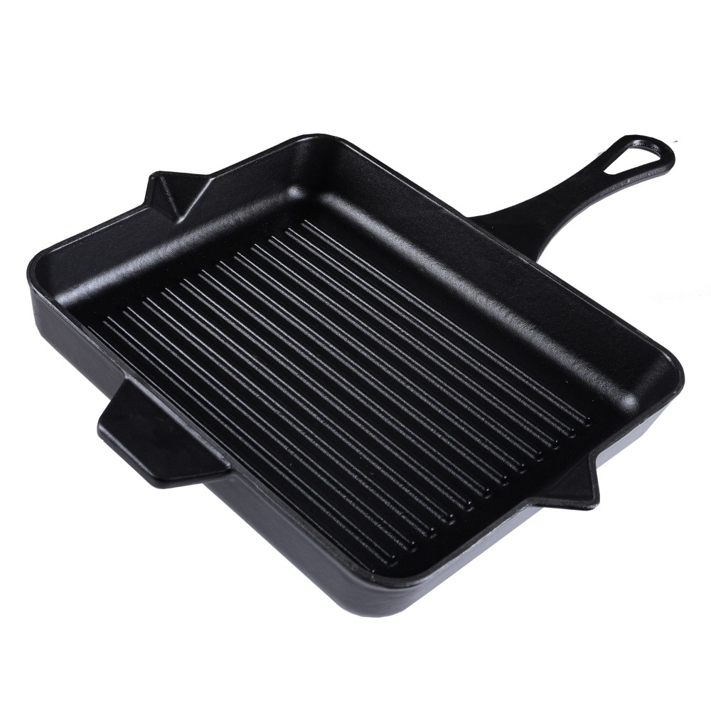 Emaljerad gjutjärnspanna grill Hosse, Black Onyx, 26x32cm | Gjutjärnspanna grill | Gjutjärnspanna |