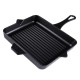 Emaljerad gjutjärnspanna grill Hosse, Black Onyx, 26x32cm | Gjutjärnspanna grill | Gjutjärnspanna |