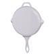 Emaljerad gjutjärnspanna Hosse, Ivory, Ф28cm | Platt gjutjärnspanna | Gjutjärnspanna |