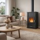 Vattenmantlad braskamin Velmora Fire ATS HYDRO svart, 33kW | Vedspisar / Vedspisar med ugn |  |