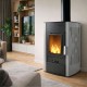 Vattenmantlad braskamin Velmora Fire ATS HYDRO grå, 25kW | Vedspisar / Vedspisar med ugn |  |