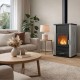Vattenmantlad braskamin Velmora Fire ATS HYDRO grå, 33kW | Vedspisar / Vedspisar med ugn |  |