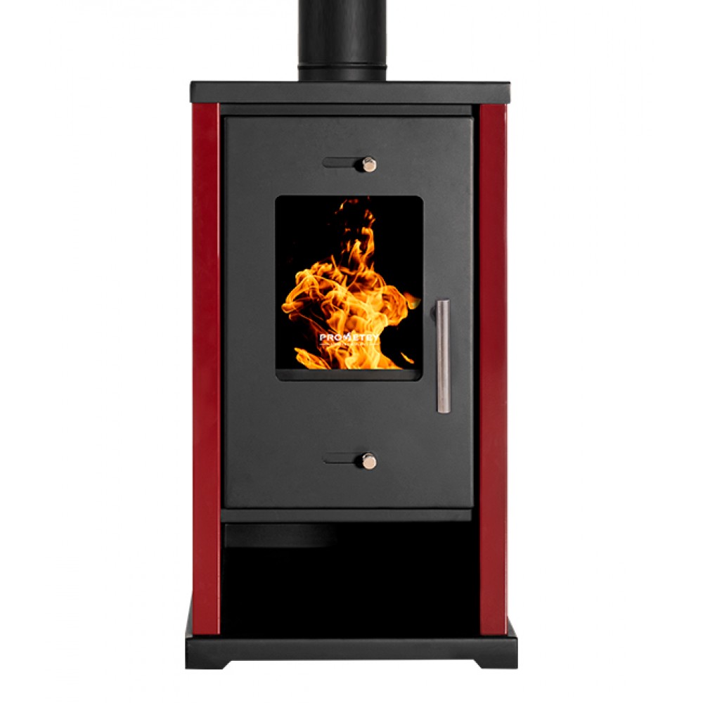Braskamin Prometey EKO Mini Bordeaux, 6.4 kW | Braskaminer |  |