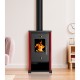 Braskamin Prometey EKO Mini Bordeaux, 6.4 kW | Braskaminer |  |