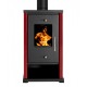 Braskamin Prometey EKO Mini Bordeaux, 6.4 kW | Braskaminer |  |