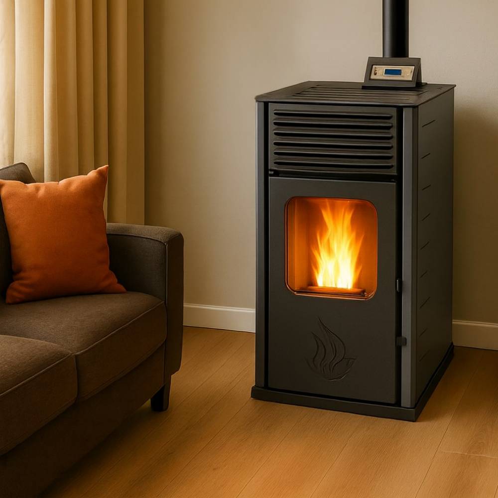 Pelletskamin Mytherm Angela TA 25 grå, 25kW | Pelletskaminer Pelletskamin Mytherm Angela TA 25 grå, 25kW | Pelletskaminer |  |