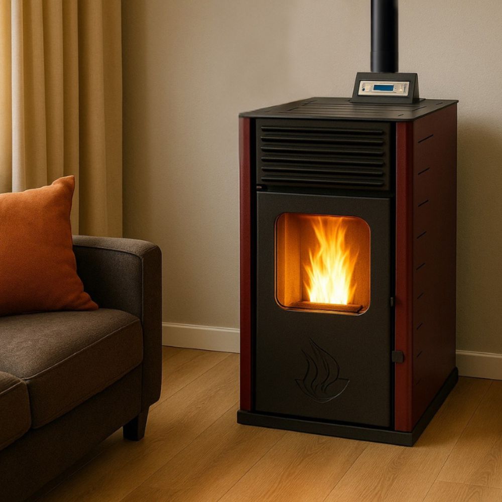 Pelletskamin Mytherm Angela TA 25 röd, 25kW | Pelletskaminer Pelletskamin Mytherm Angela TA 25 röd, 25kW | Pelletskaminer |  |