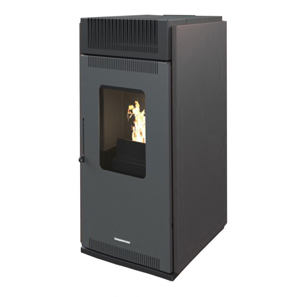 Pelletskamin Balkan Energy P10 Black, 10kW | Luftpelletskaminer | Pelletskaminer |