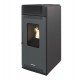 Pelletskamin Balkan Energy P10 Black, 10kW | Luftpelletskaminer | Pelletskaminer |