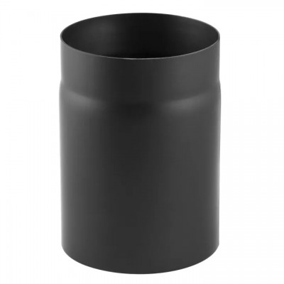 Svart stål Rökrör PARKANEX, Rak, Längd 0.25m, Ø150, Tjocklek 2 mm - Skorstenar