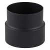 Skorstensanslutning / Adapter för skorstensrör PARKANEX, Stål, Svart, Ø120-130, Tjocklek 2 mm