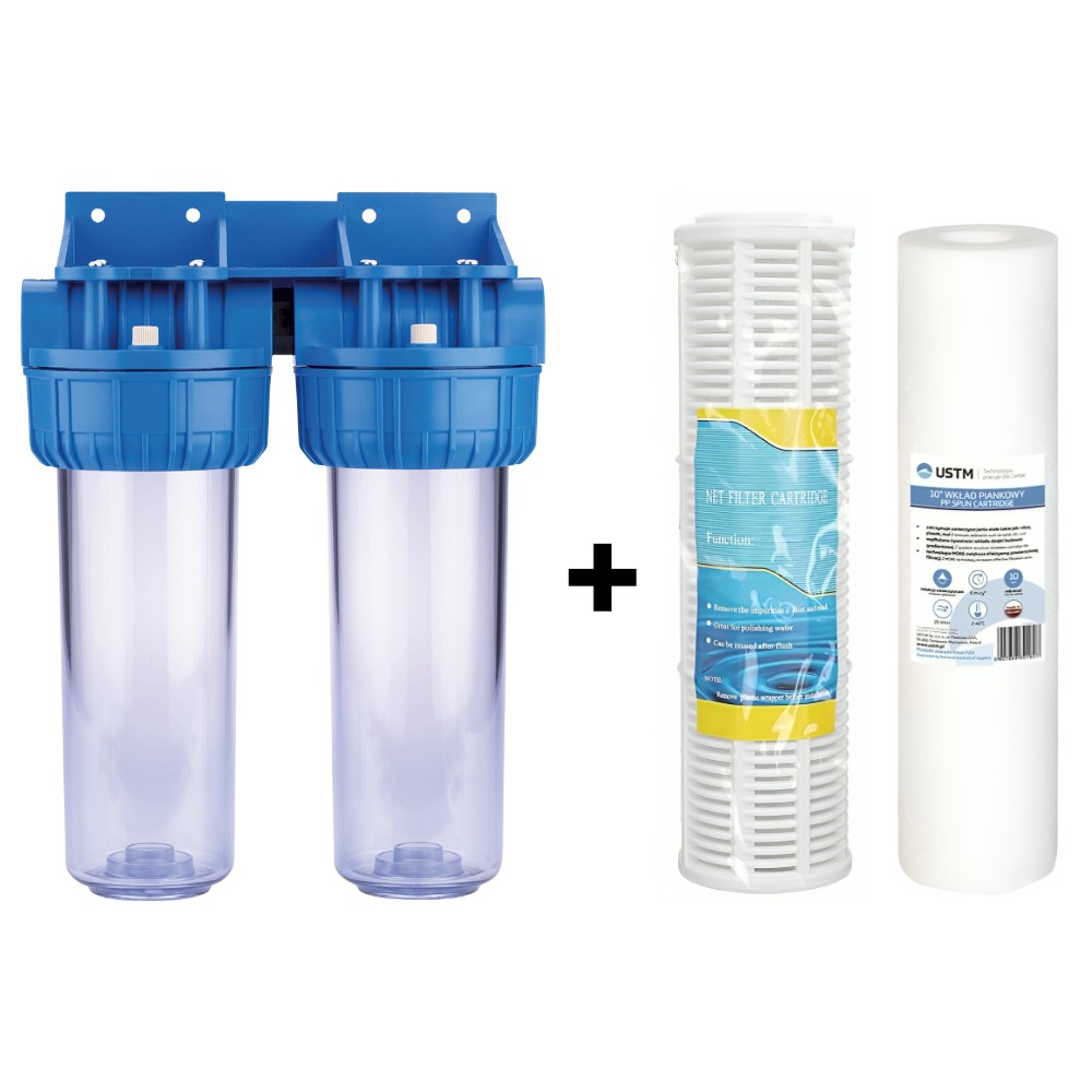 Vattenfilterhus Senior 10" med inkluderade filter, 3/4" storlek | Vattentankar dricksvatten |  |